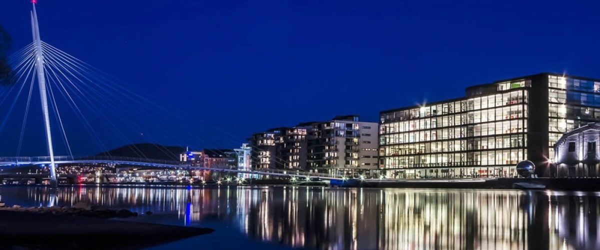 Bilde av Ypsilon og Union brygge i Drammen